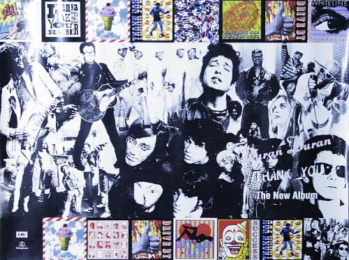 Duran Duran Thank You UK Promo poster (42657)